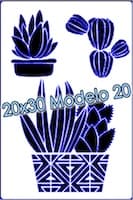 - Stencil 20x30cm Modelo 020 -